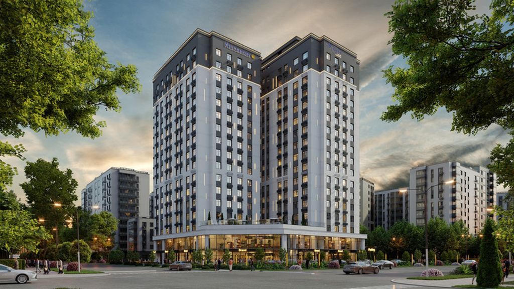 Al-Bulak residential complex with shopping centre — Bishkek