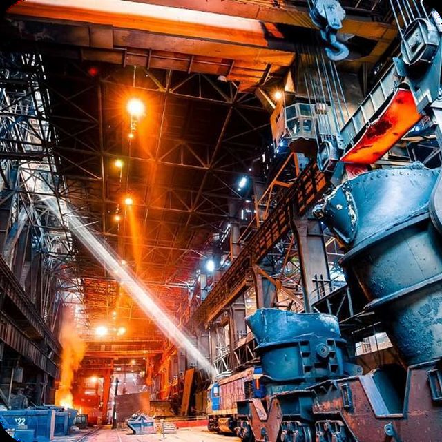 Natural gas pipeline, basic oxygen furnace shop — Temirtau
